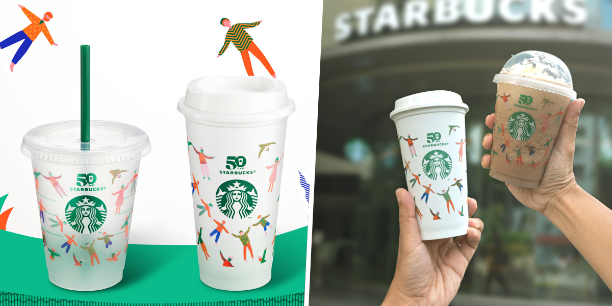 Starbucks Is Giving Out Reusable Cups For Their 50th Anniversary