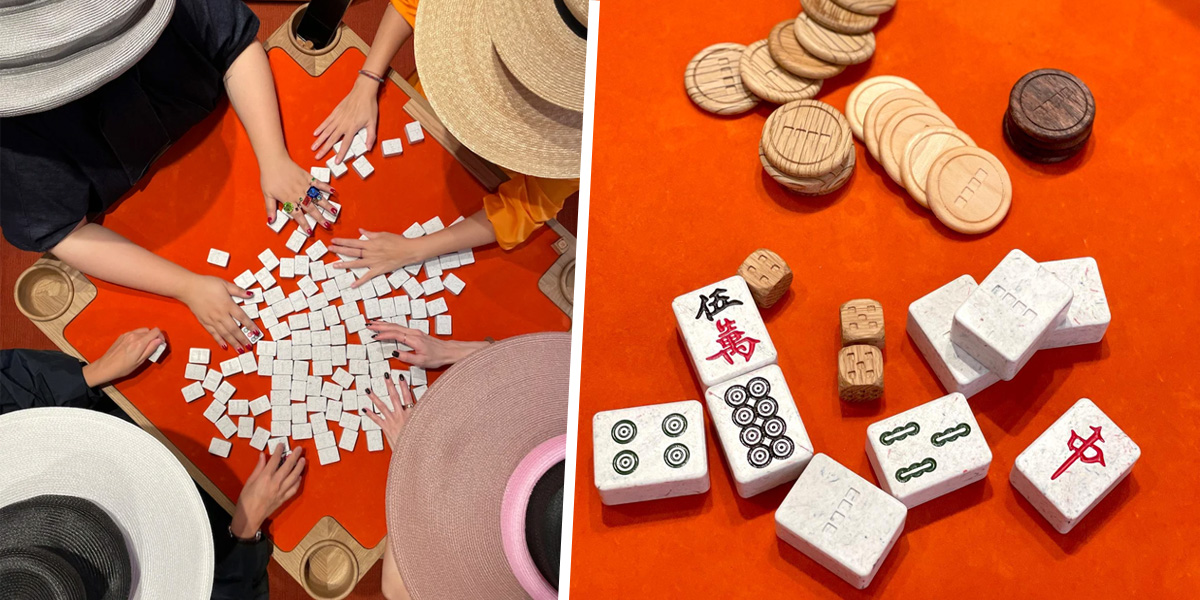sustainable mahjong set