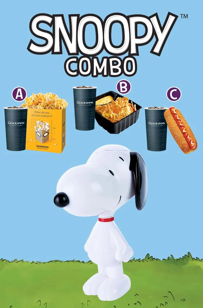 Golden Village Snoopy Combo Set
