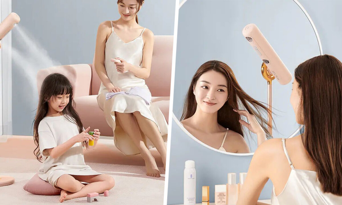 This Hands-Free Standing Hair Dryer Lets You Nua While You Multi-Task