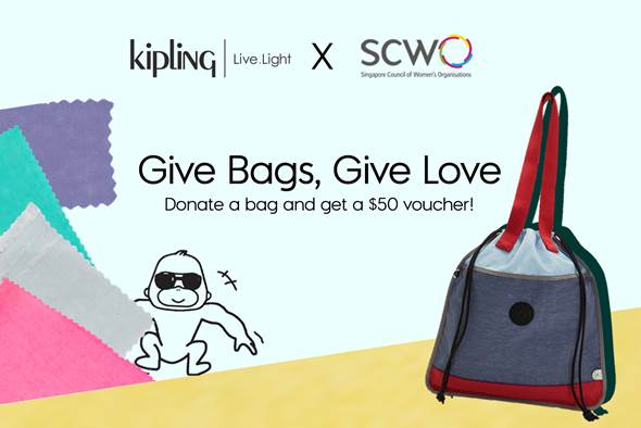 Kipling Bag Donation Shows Support For Victims Of Domestic Violence