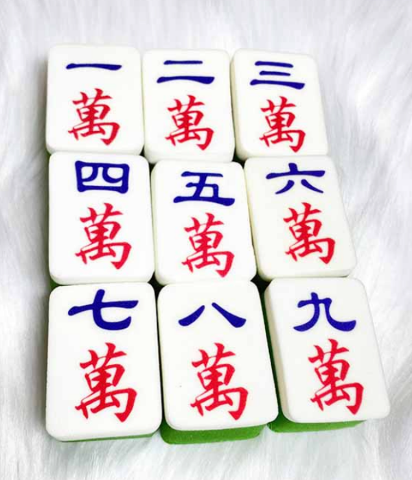 chinese characters beauty sponges 