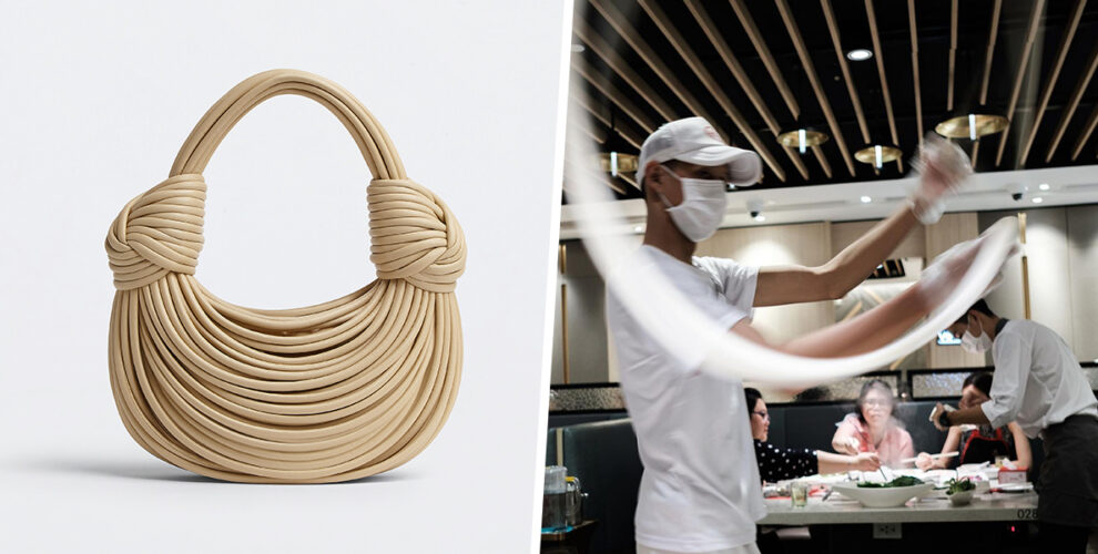 Bottega Veneta's New Double Knot Bag Looks Like Haidilao Noodles