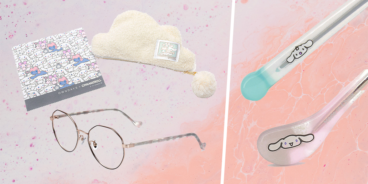OWNDAYS Is Launching A Cinnamoroll Frame Collection With Pastel Character Designs & A Cloud Pouch