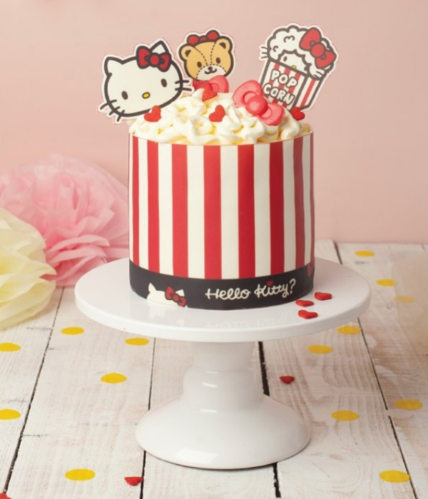 Hello Kitty Theme Cake - Dhuburi