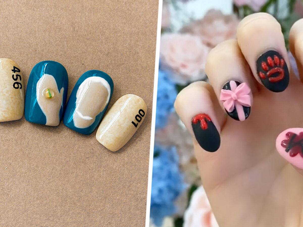 20 Squid Game Nail Designs with Tutorials - NAILSPIRATION