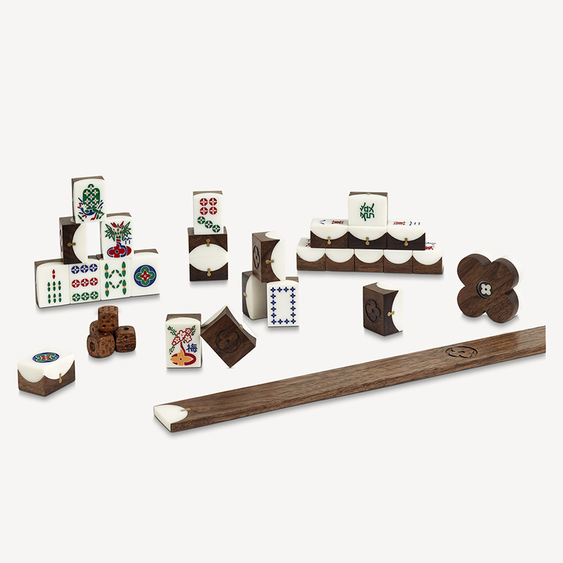 Louis Vuitton Has A Monogram Mahjong Set With Jade Tiles To Flex