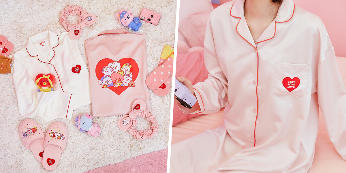 BT21 Has A Party Night Collection With Comfy Pyjamas, Furry Socks & Cups To Level Up Your Sleepover