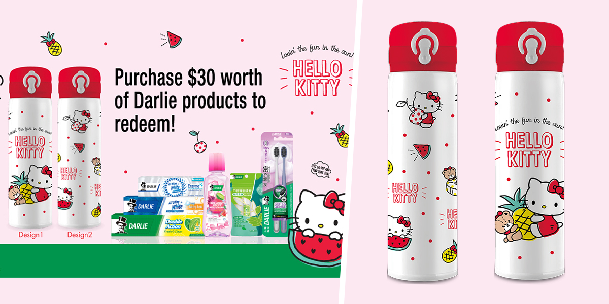 Darlie Now Lets You Redeem Free, Exclusive Hello Kitty Vacuum Flasks When You Stock Up On Oral Care