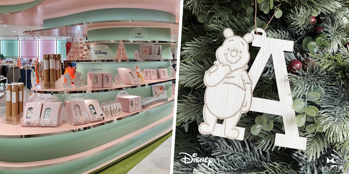 Urban Li’l At Isetan Scotts Now Has Disney Merch For X’mas, Like Princess Ornaments & Pooh Plaques