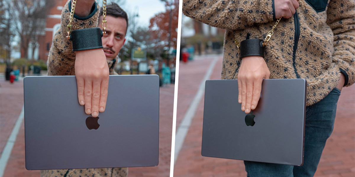 This High-Fashion MacBook Holder Is Shaped Like A Hand To Grip Your Laptop So You Don’t Have To