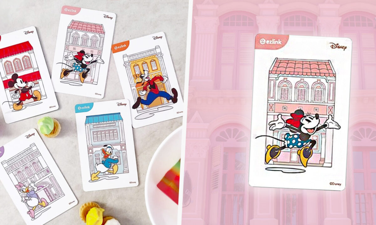 These Mickey & Friends EZ-Link Cards Feature SG's Iconic Shophouses