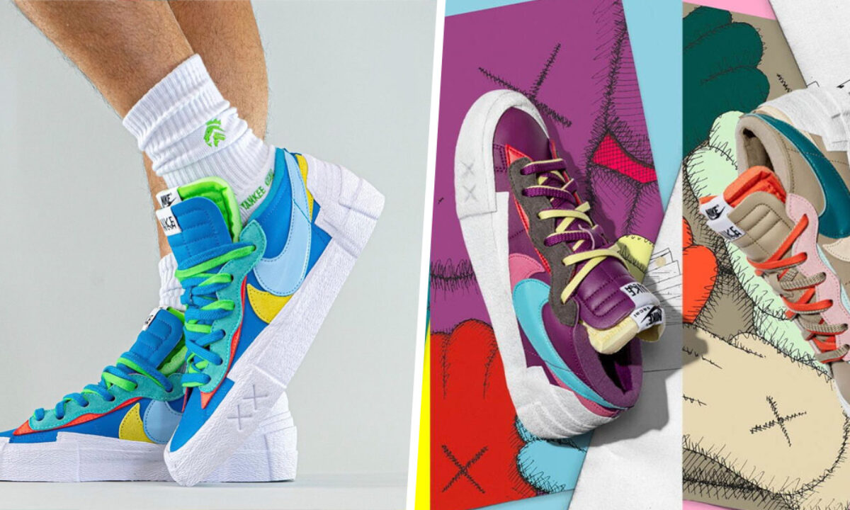 The New Nike x KAWS Sneakers Take Colour Blocking To The Next