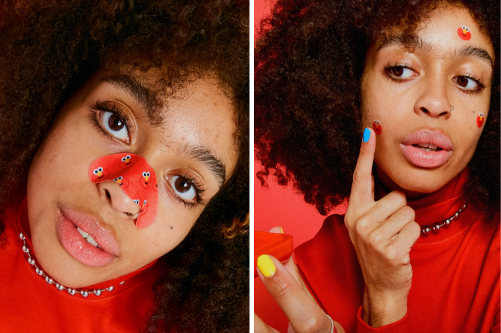 elmo pimple stickers