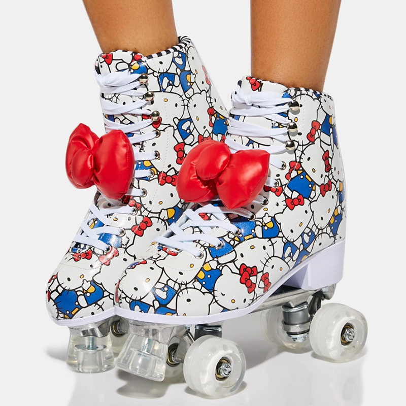 hebben In zicht Tijdig Turm lockig Pastell hello kitty rolschaatsen met beschermingsset  aushändigen Attribut Fitness