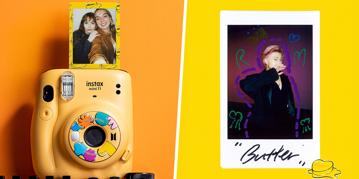 BTS x Fujifilm Has A “Butter” Polaroid Camera For ARMYs To Capture Photos That Are Hot Like Summer
