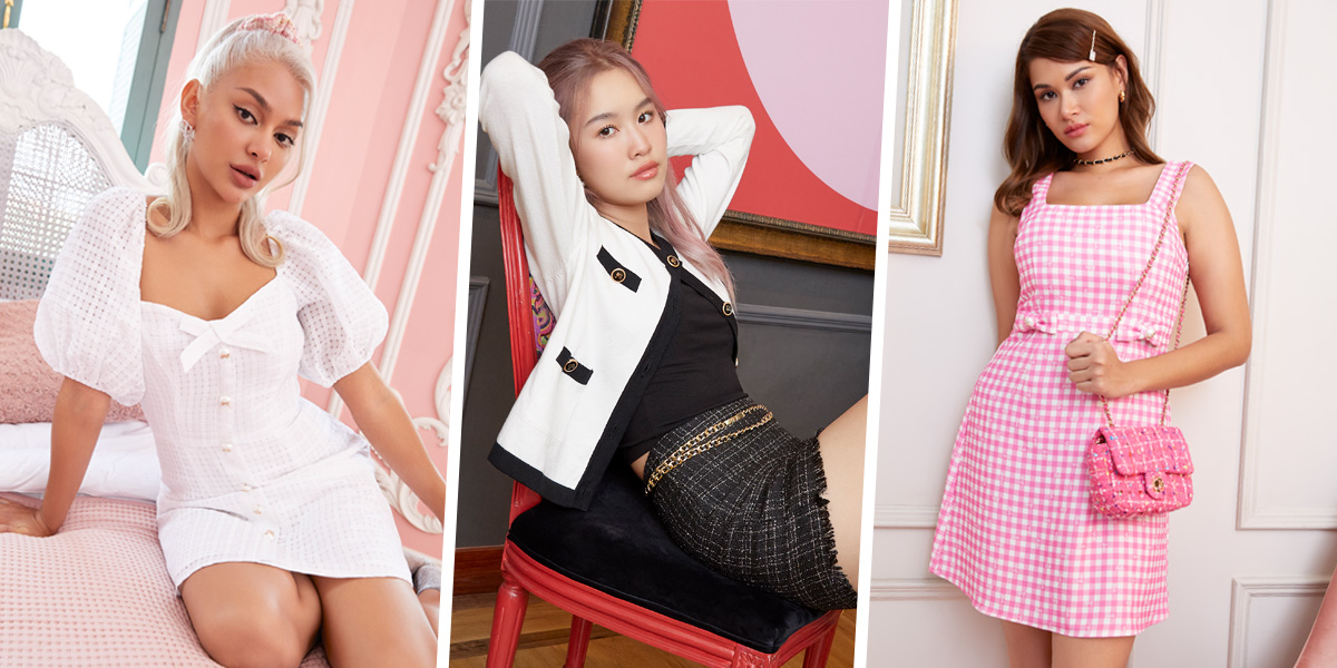 The New Pomelo x Barbie Collection Has Tweed Jackets & Tank Tops For That Preppy ’90s Chic