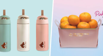 Coffee Bean Has Peek-A-Boo Bear Tumblers & Mandarin Orange Holders To Celebrate CNY 2022