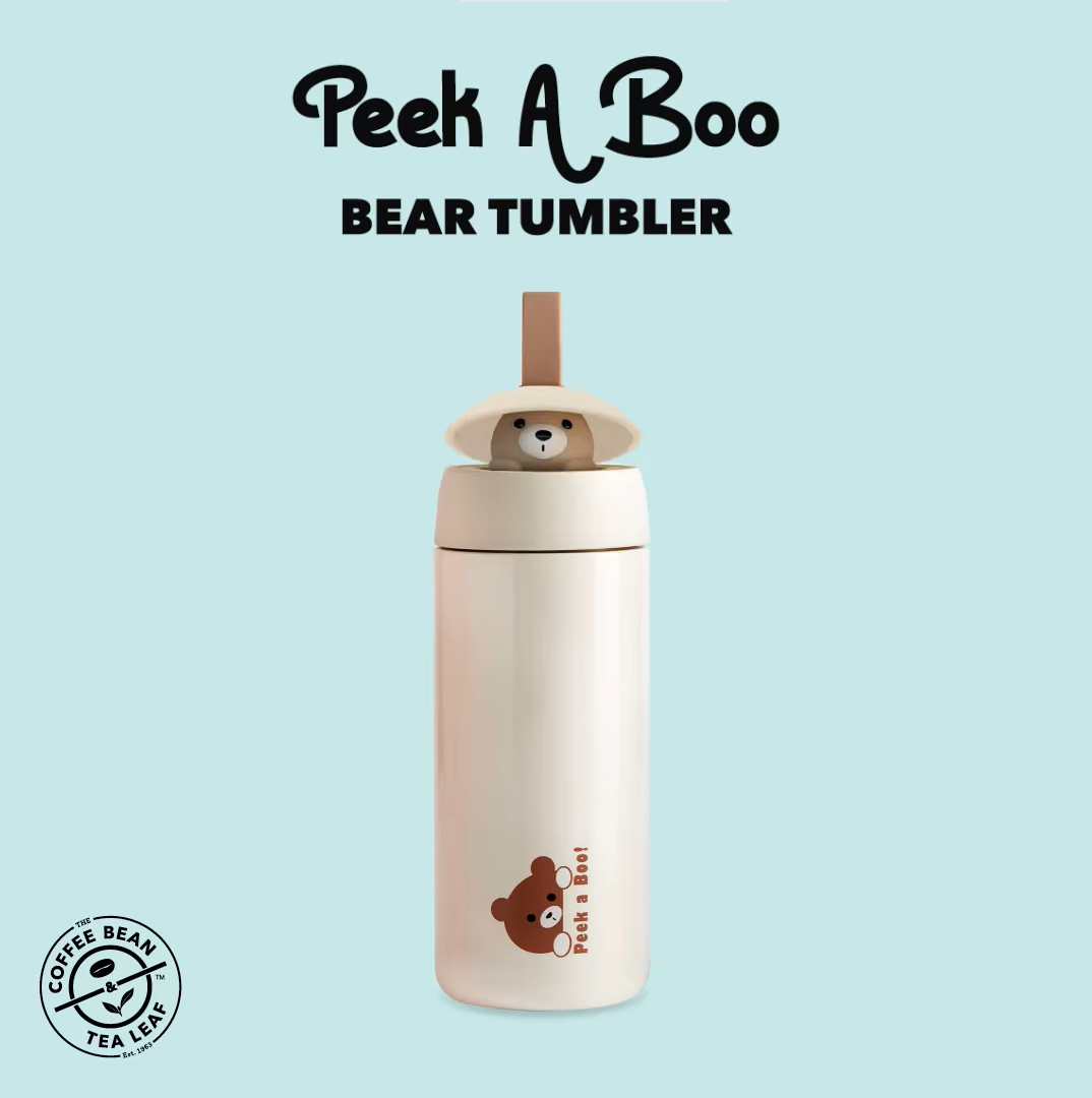 Coffee Bean Peek-A-Boo Bear Tumblers