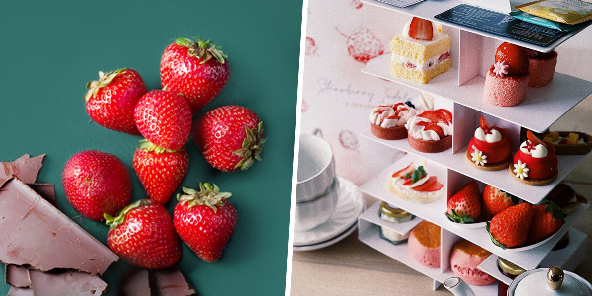 Conrad Centennial Singapore Strawberry Afternoon Tea