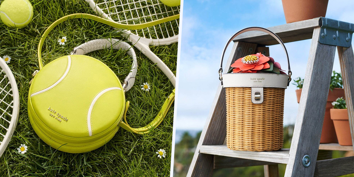 Kate Spade’s Spring Collection Has Tennis Ball & Flower Pot Bags