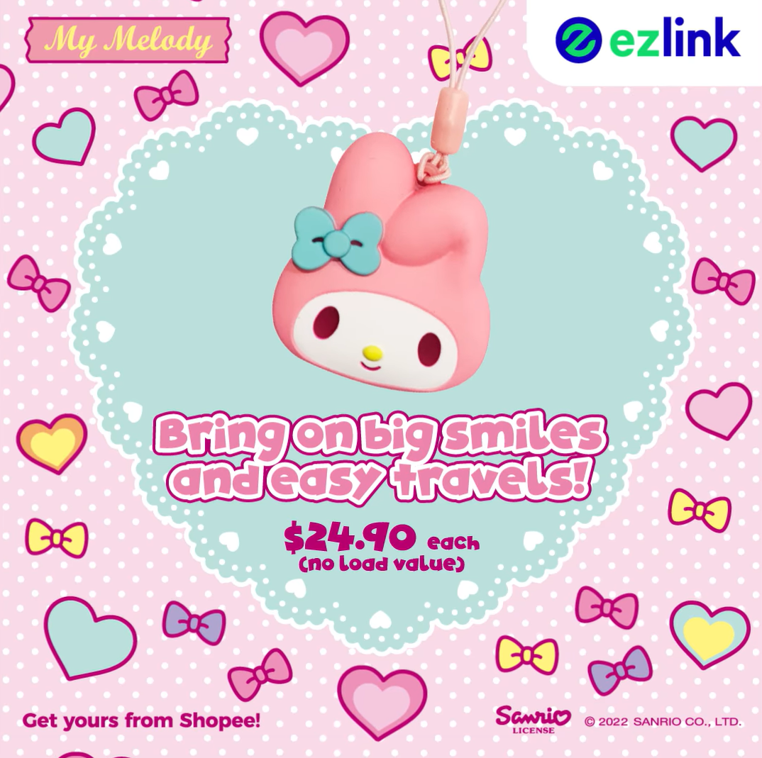 My Melody EZ-Link Charms
