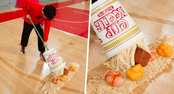 Nissin’s Cup Noodle Mop Comes With Meat, Eggs & Shrimp Ingredients To Motivate You To Spring Clean