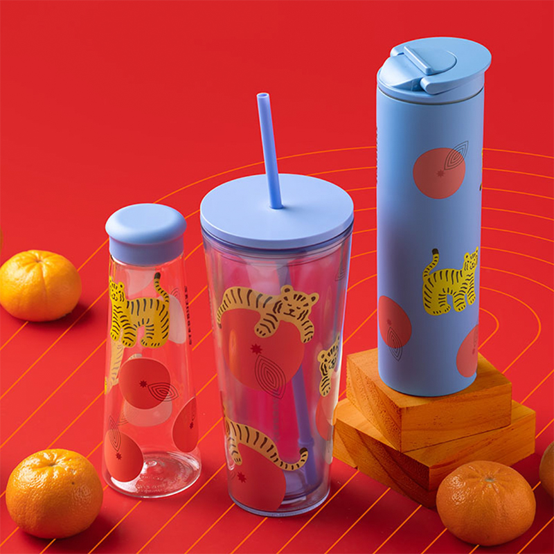 The Starbucks Lunar New Year Cups for 2022 Are Ferociously Cute