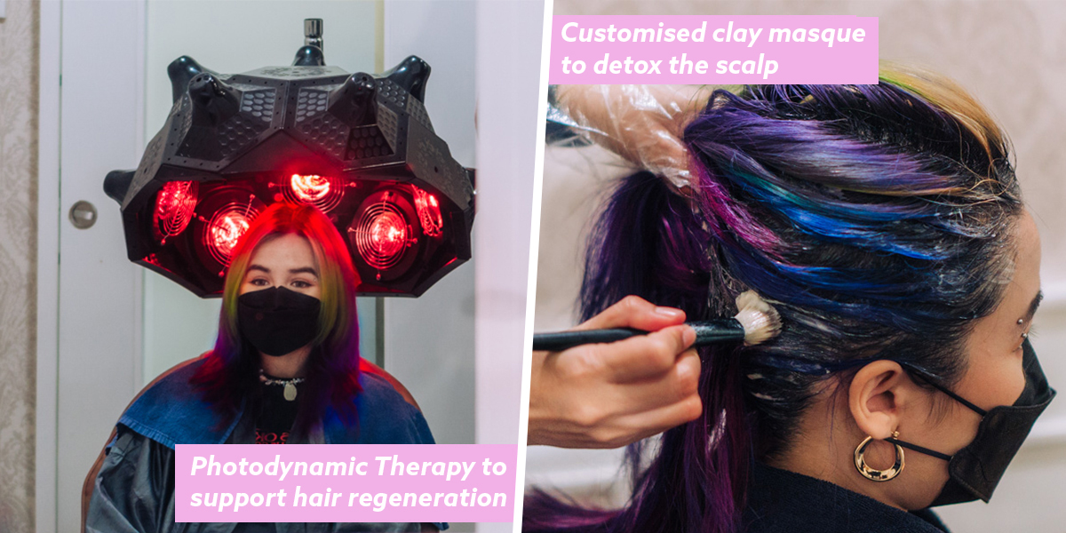 I Tried A Scalp Treatment For My Dyed Hair To Reduce Damage & Improve Strength Because “New Hair, New Me”