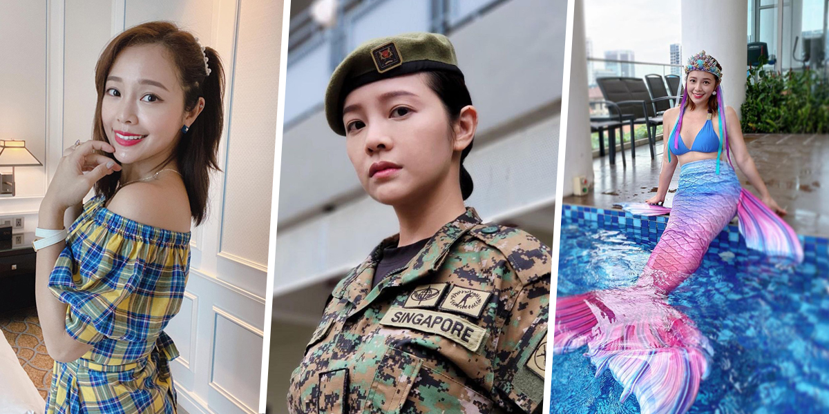 16 Facts About Apple Chan, The Lieutenant In Ah Girls Go Army, Like Her Dreams Of Being A Mermaid