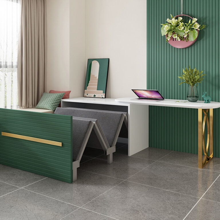 This Study Table Set Doubles Up As A Folding Bed