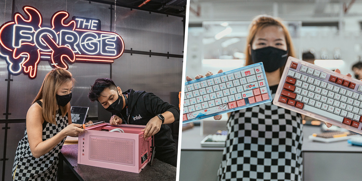 The New Aftershock Experiential Showroom Lets You Customise Your Own Chio Pink PC With Matching Keyboard