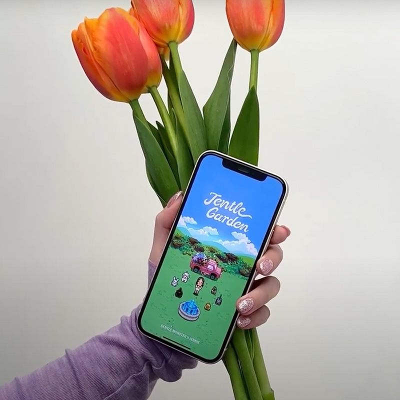 Jennie x Gentle Monster Launches Mobile Game Jentle Garden