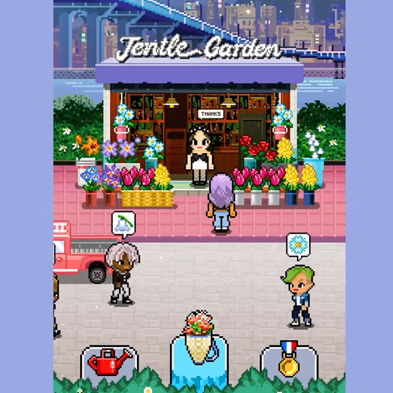 JENTLE GARDEN: GENTLE MONSTER X JENNIE Mobile Game