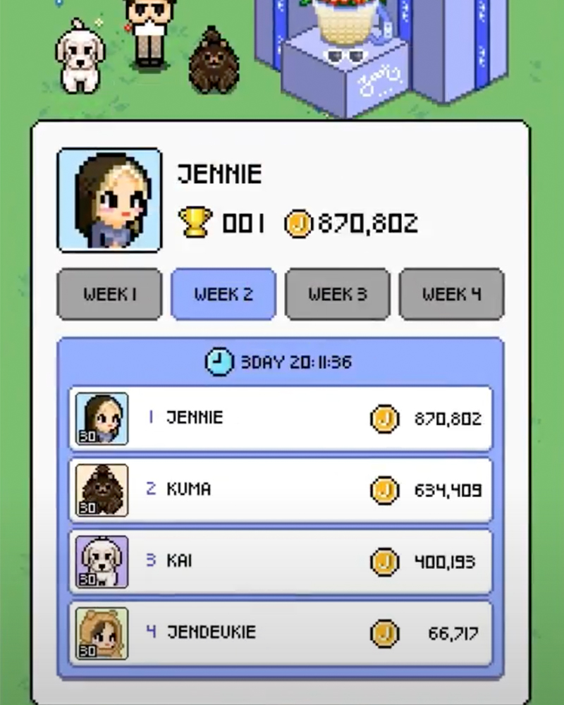 JENTLE GARDEN: GENTLE MONSTER X JENNIE Mobile Game