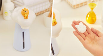 This Auto-Hand Wash From Kakao Friends Forms A Ryan-Shaped Foam Bubble When Dispensed