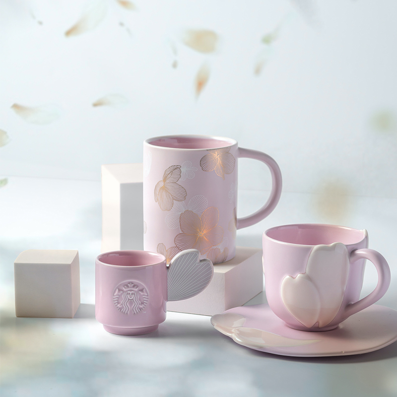 Starbucks Has A New Cherry Blossom Collection Decked In Pastel Blooms