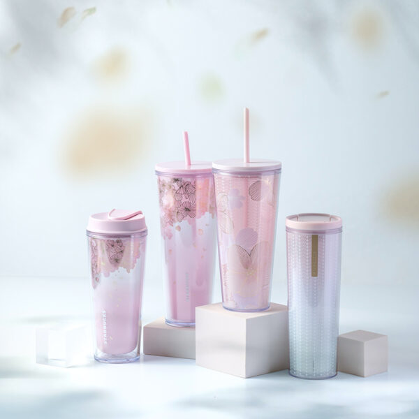 Starbucks Has A New Cherry Blossom Collection Decked In Pastel Blooms