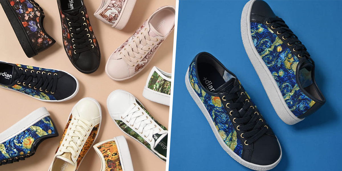 These Sneakers Are Inspired By Real Life Art Paintings   Dianashoescover 