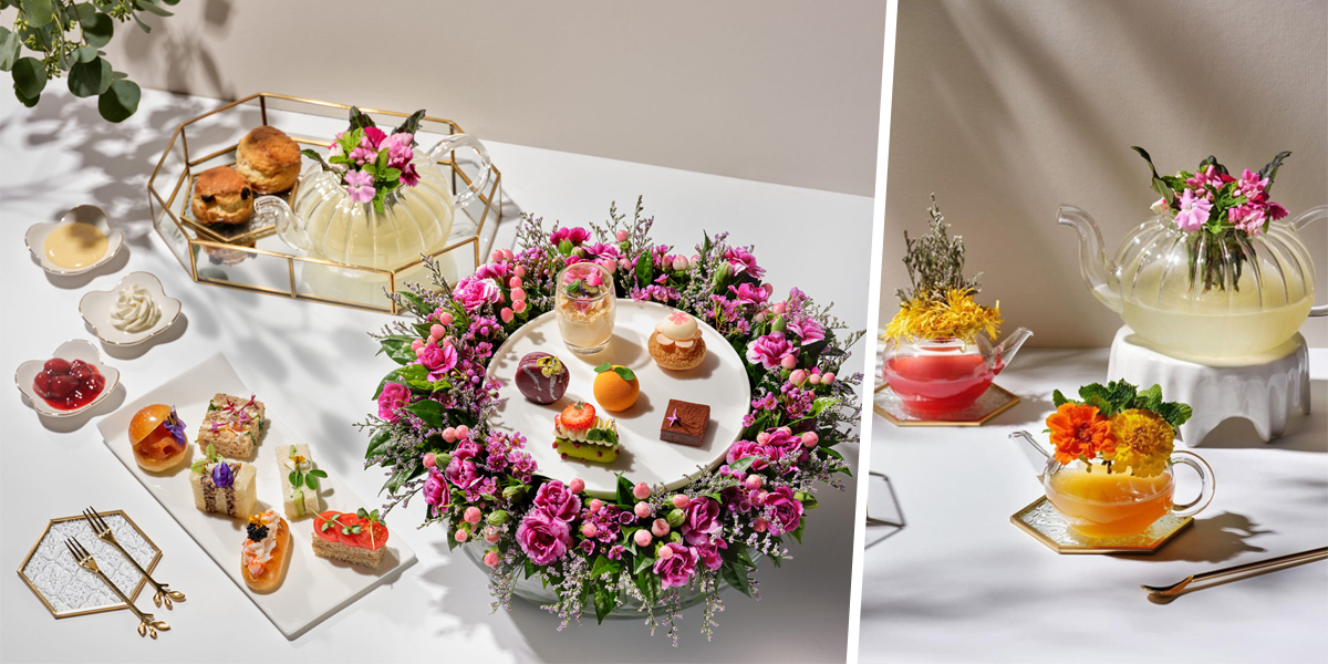 Four Seasons Hotel Singapore Floral Afternoon Tea