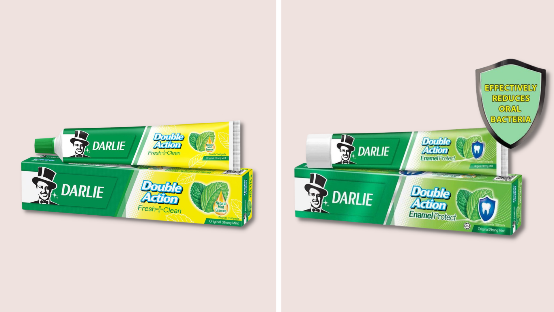 Darlie Double Action Toothpaste — Original Strong Mint and Enamel Protect