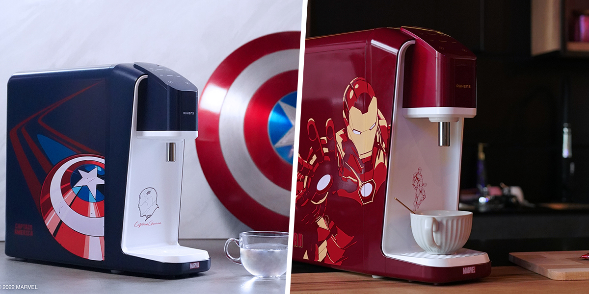 There Are Now Limited Edition Marvel Water Purifiers So You Can Say “Hail Hydro” At Home Instead