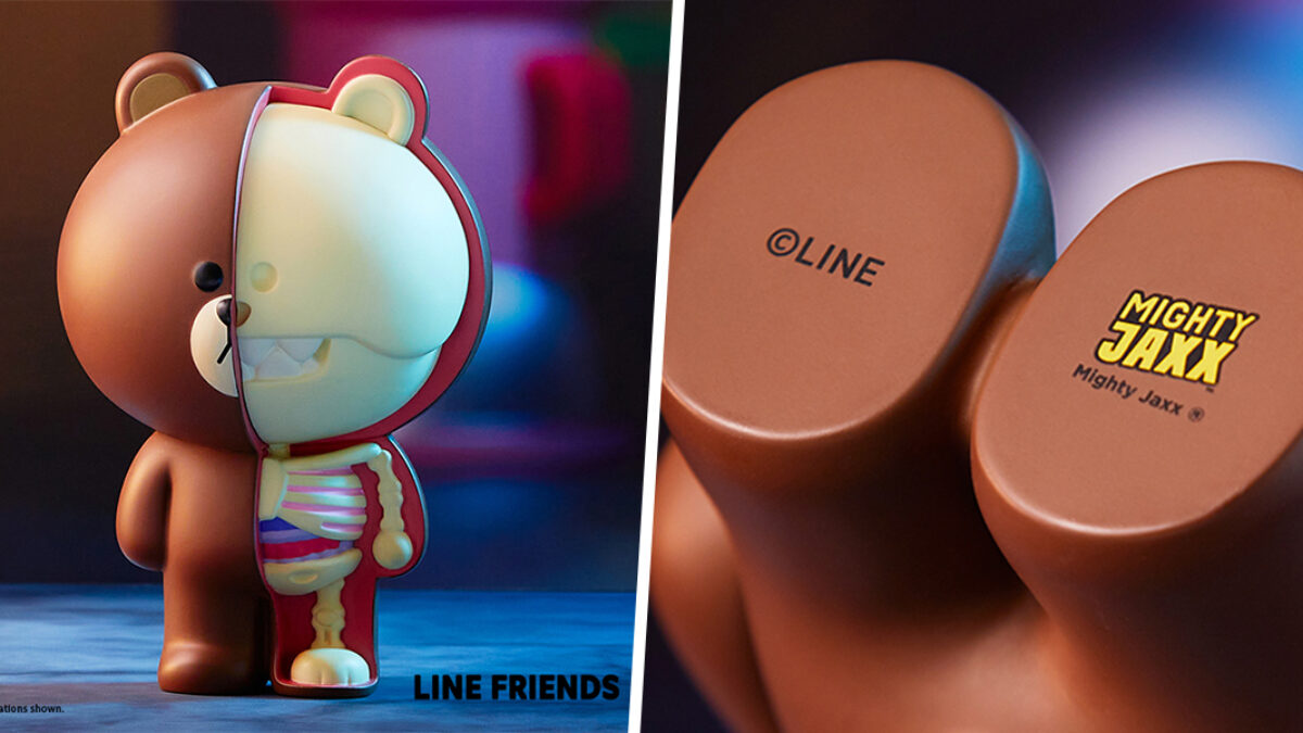 LINE FRIENDS' Brown x Mighty Jaxx Has A New XXRAY Plus Collectible