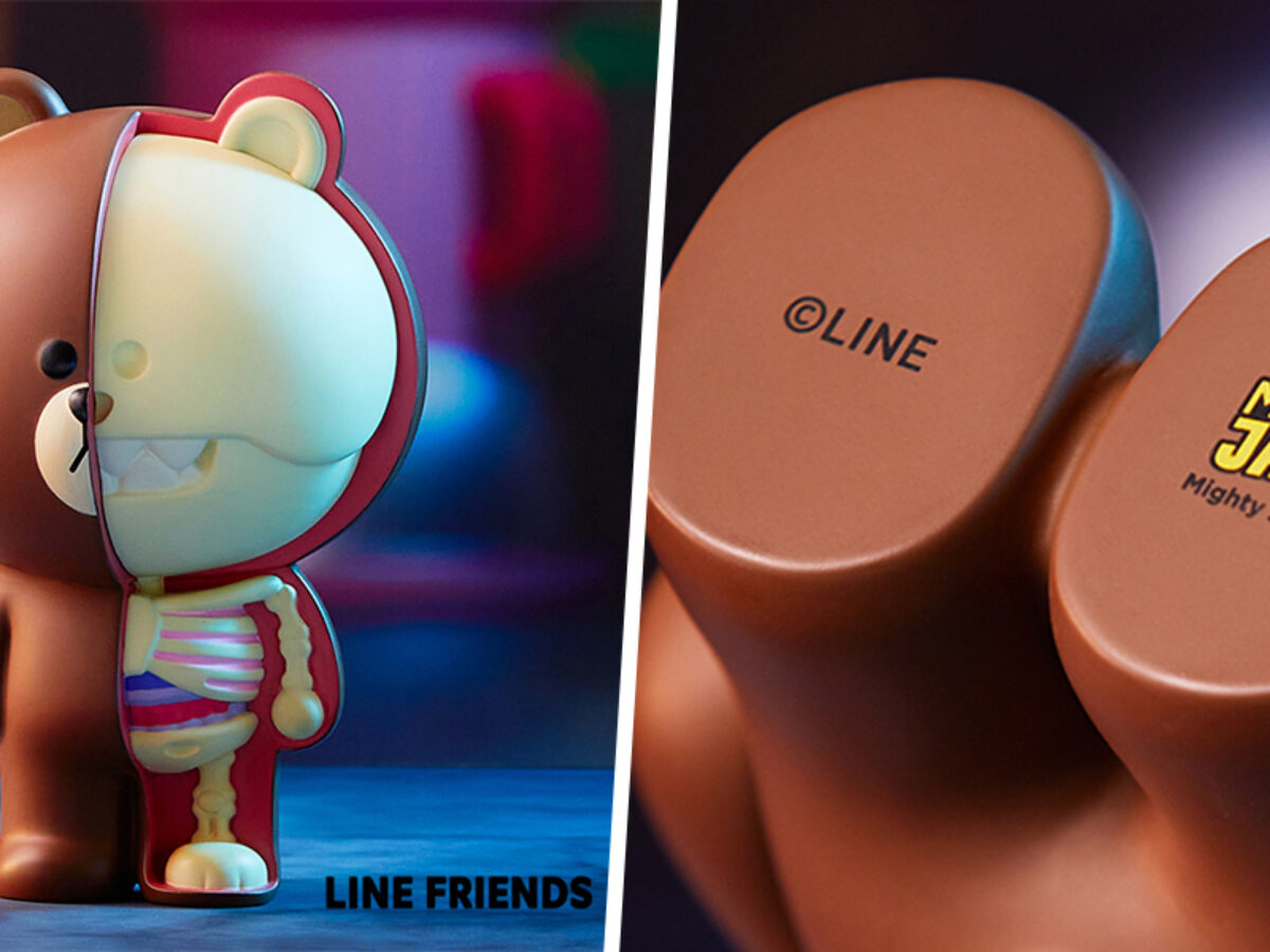 LINE FRIENDS' Brown x Mighty Jaxx Has A New XXRAY Plus Collectible