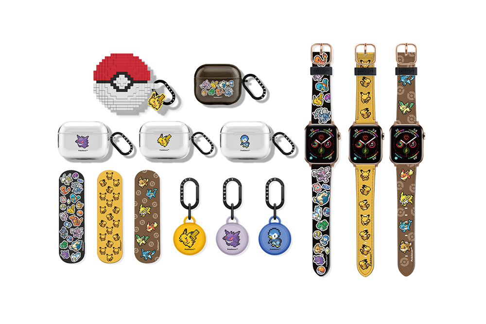 Casetify x Pokémon Has Pixel Art Pokéball AirPods & Phone Cases