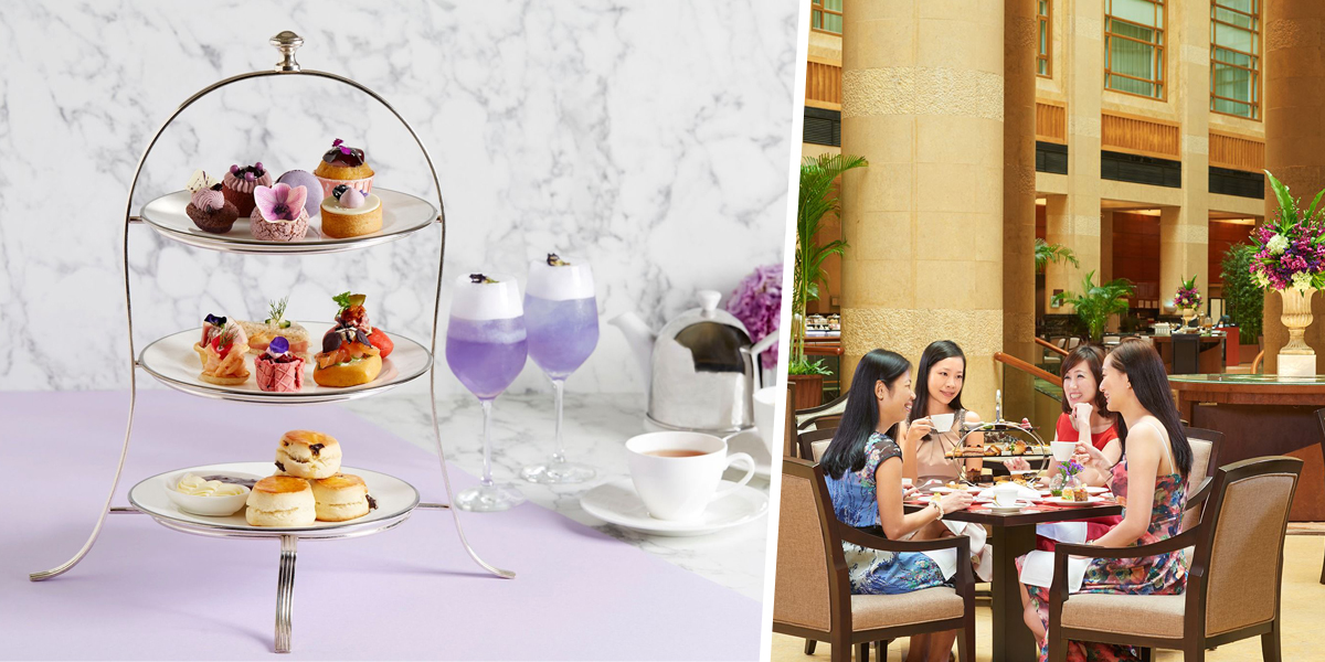 The Fullerton Hotel Purple Afternoon Tea