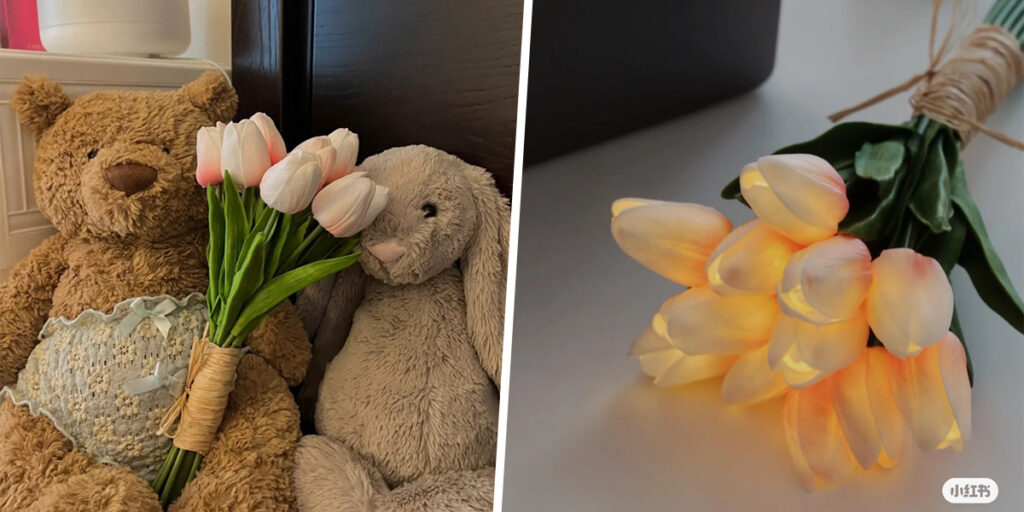 This Tulip Lamp Doubles As Chio "Forever Flowers" Home Decor