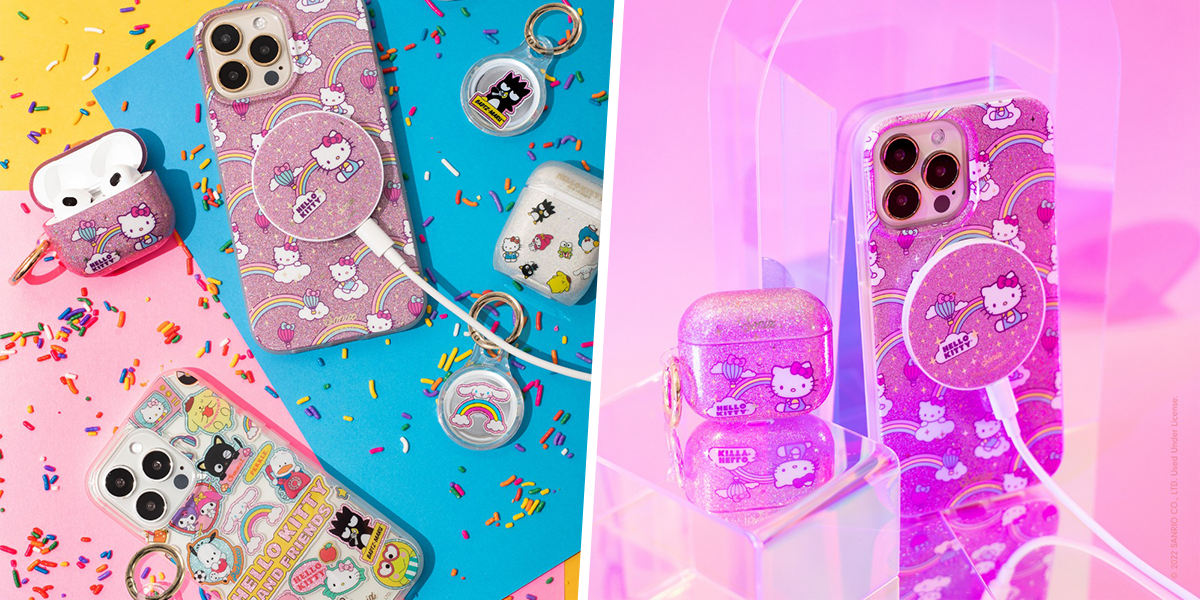 The New Sanrio x Sonix Collection Has Sparkly Phone Cases & Chargers