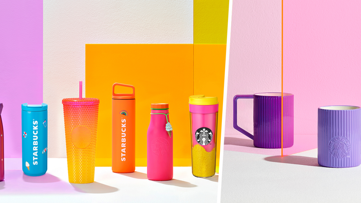 Starbucks Releases Neon Hot Cups Just in Time for Summer