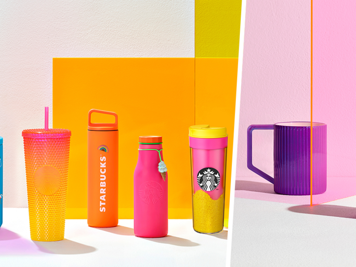 Colorful drinkware at Starbucks to match any summer mood
